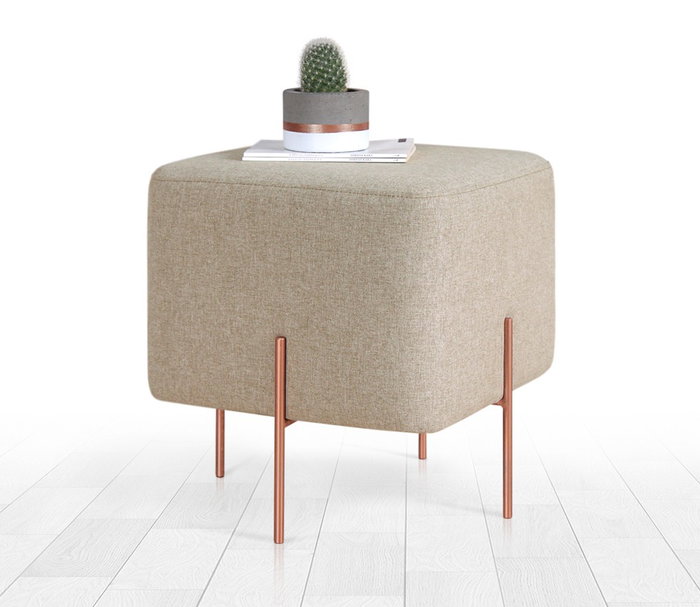 Atelier Del Sofa Puf Bohemio Copper 60 - Coffee Atelier Del Sofa Puf Bohemio Copper 60 - Coffee